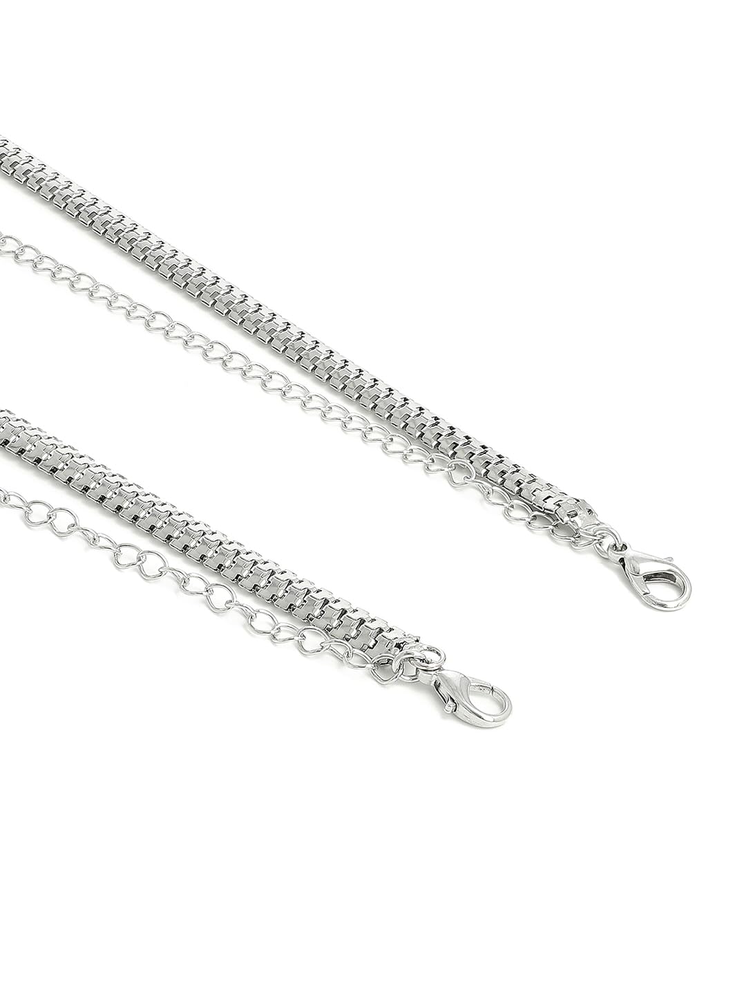 El Regalo Silver-Toned Bra Strap Extenders
