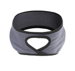 El Regalo 1PC Winter Fleece Ponytail Headband- Ear Warmer/Earmuff Headbands with Ponytail for Men, Women, Girls, Boys Fleece Ear Warmers Headband for Cold Weather Ski Yoga (Grey)