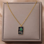 El Regalo 2 PCs Christmas Necklaces Set for Best Friends/Besties - Christmas Jewelry, Xmas Gifts for Kids, Girls, Teens, Women (Merry Xmas Necklaces)