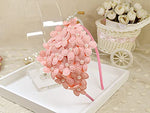 El Regalo Beautiful Bunch Of Flowers Hairband with Pearls, Plastic Headband for Girls Christmas Gift, Pack of 1 - Peach