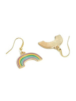 El Regalo 2 Pairs Girls Earring- Hypoallergenic Unicorns & Rainbow Enamel Dangle Earrings for Kids/Girls/Teens & Women (Option -2)