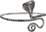 El Regalo Oxidized German Silver Snake Armlet/Arm-bracelet/Bajuband for Girls & Women | Serpent Arm Bracelet