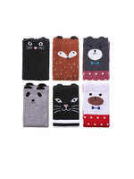 EL REGALO Pack Of 6 Patterned Knee-Length Socks