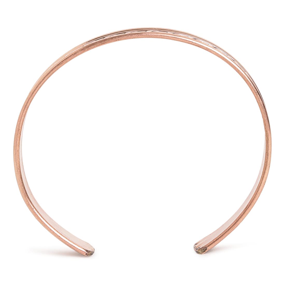 El Regalo Unisex 2PCs Pure Copper Magnetic Bracelet Combo Set for Joint Pain Relief/Arthritis - Slim Minimalist Style - Adjustable Magnetic Therapy Healing Copper Fashion Jewelry (Option-4)