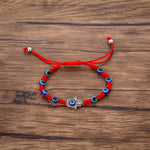 El Regalo Lucky Evil Eye Braided Adjustable Strand Macrame Bracelet for Unisex Adult