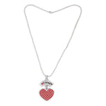 El Regalo 2 PCs Best Friend BFF Enamel Hearts Unisex Pendant Necklaces Set for Kids/Girls/Boys/Besties/Soul Sisters (Option-1)