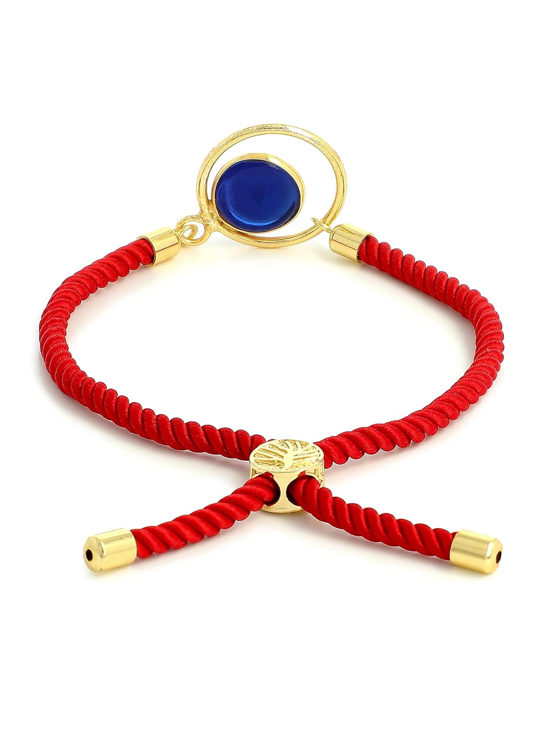 El Regalo Elegant 2 Evil Eye Rakhi Combo with shagun and Raksha Bandhan Card - Lucky Evil Eye Protection Rakhi to Avoid Negative Energies for Brother/Sister-in-Law/Niece or Nephew (Option-2)