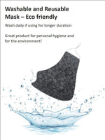 El Regalo Men Pack of 3 Printed 3-Ply Cotton Reusable Cloth Masks