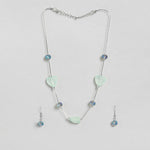 El Regalo Kids Jewelry Combo Set of 2 Necklaces & 2 Earrings Pairs- Shimmering Crystals Beads Necklace & Earrings Jewelry Set for Kids/Girls & Teens (Option-6)