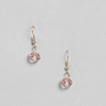 El Regalo 2PCs Crystals Beads Necklace & Earrings Jewelry Set for Kids/Girls & Teens - Shimmering/Matt Crystal Beads Fancy Jewelry Set (Pink Crystals)