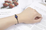 El Regalo Evil Eye Rakhi for Brother - Handmade Nazar Bracelet with Raksha Bandhan Card & Roli Chawal in Box | Designer Protection Bracelet Rakhi for Men, Boys (Black)