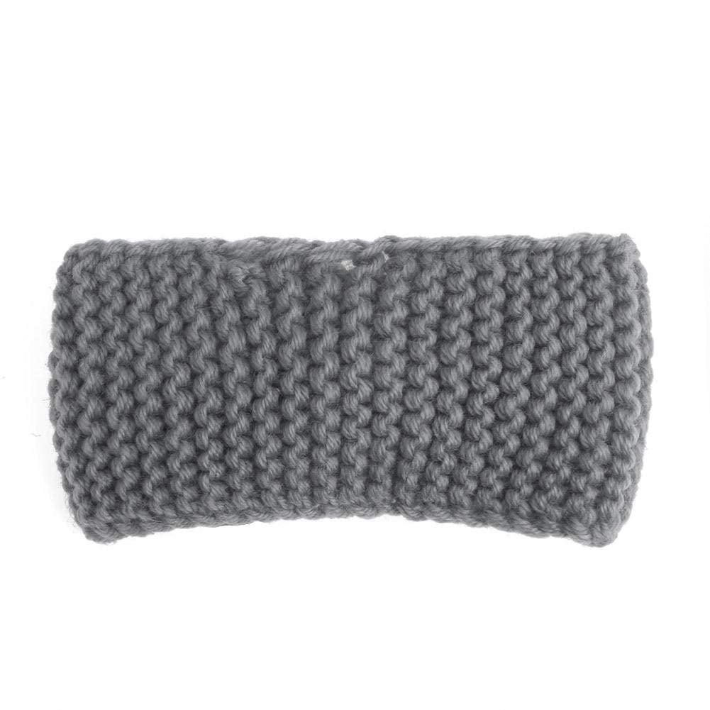 El Regalo 1 PC Kids Knitting Headbands Turban Head Wrap/Hair Band/Unisex Kids Ear Warmer for Girls & Boys (Pink)