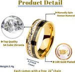 El Regalo Stainless Steel Roman Neumeral Spinner Ring for Men/Women - Fidget Spinner Anxiety Relief Anti Tarnish Rotating Ring in Rose Gold For Men Women (10)