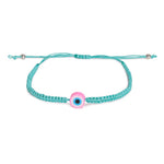 El Regalo 2PCs Rakhi Combo Set for Bhai-Bhabhi or Bhai-Bhatija/Bhatiji- 2 Evil Eye Rakhis Set with Roli Chanwal, Rakhi Card in Rakhi Gift Box (Option-4)