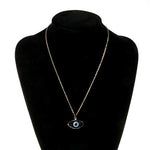 El Regalo Evil Eye Druzy Pendant Necklace for Girls & Women | Evil Eye Modern Pendant Necklace