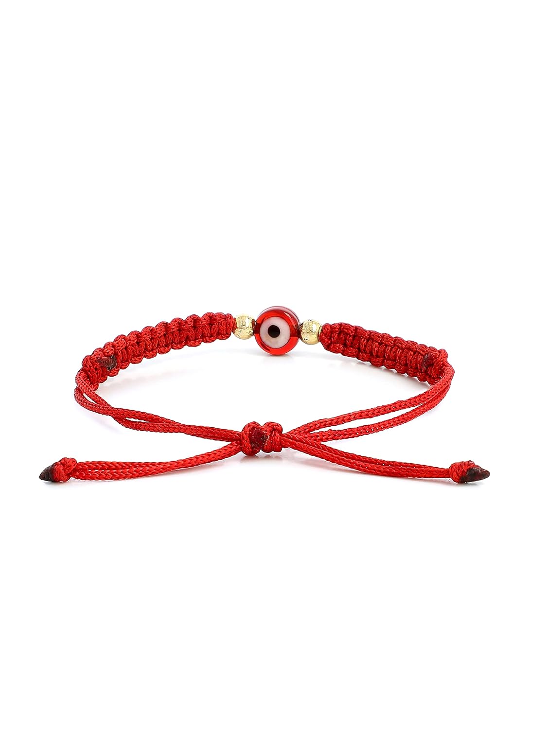 El Regalo Rakhi for Babies - beautiful Evil Eye Nazaria Rakhis for Little Brother/Niece/Nephew Rakhis for Kids/Babies/Toddlers (Red Round Evil Eye Kids Rakhi)