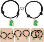 El Regalo 2PCs Cute Kids Dinosaur Magnetic Heart Rakhi Combo Sets- Fancy Rakhi for Brother/Sister/Niece or Nephew with Roli Chwal, Rakhi Message Card in Rakhi Box for Babies/Toddlers/Kids