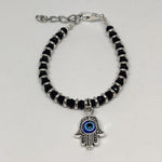 El Regalo 1st Rakhi for Baby Brother - Nazaria Rakhis for Little Brother/Niece/Nephew (Hamsa Evil Eye Nazaria Rakhi)