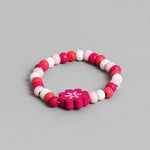 El Regalo 2 PCs Kids/Toddlers/Girls Wooden Beads Handmade Necklace & Bracelet Jewelry Sets (1 Necklace & 1 Bracelet) (Option-1)