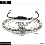 El Regalo 1 PC Designer CZ Crown Bracelet Rakhi for Brother/Bhai- Fancy Sparkly Crown Rakhi with Roli-Chawal Shagun, Rakhi Message Card in Rakhi Gift Box