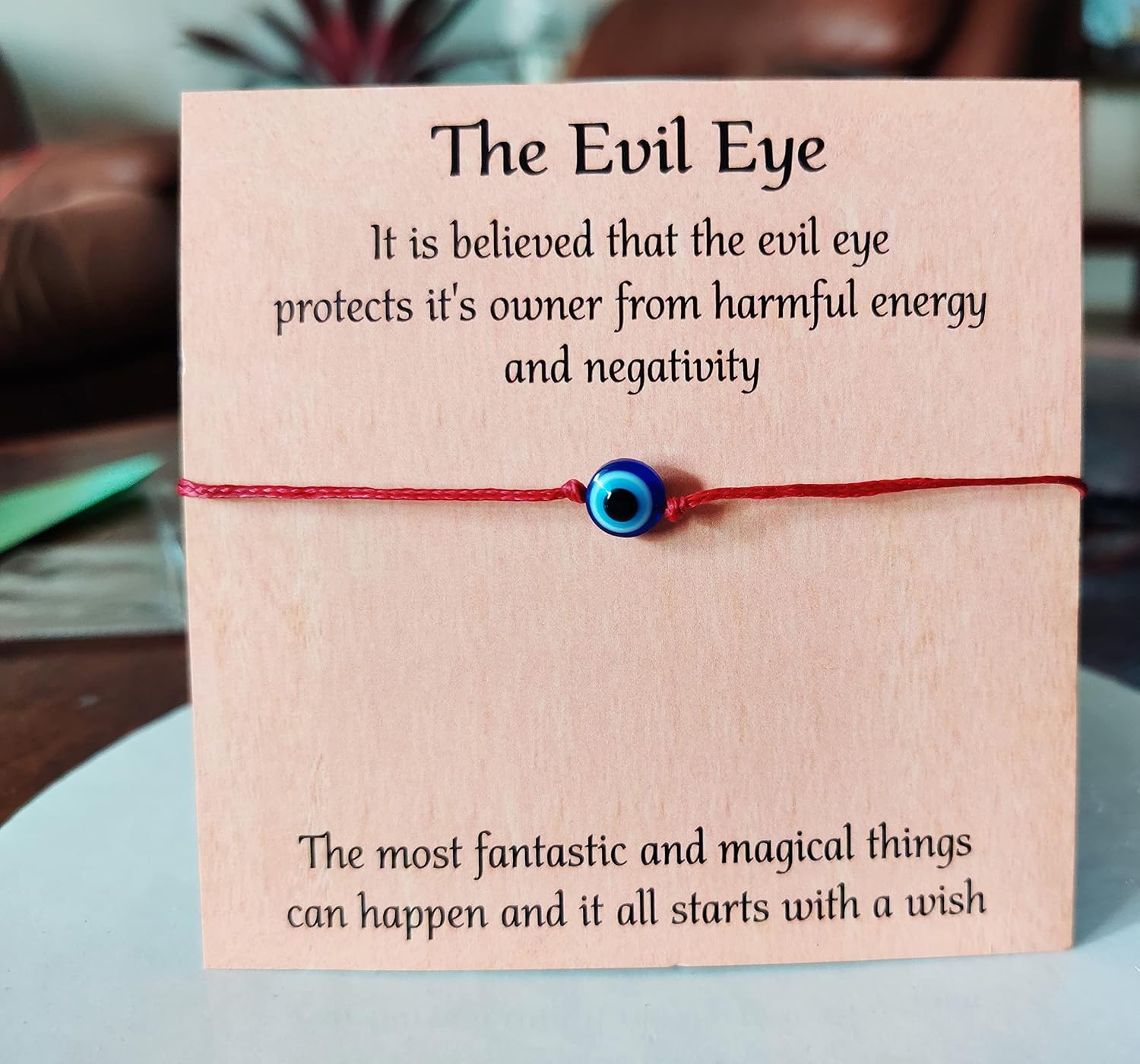 El Regalo 2 PCs Evil Eye Knotted Unisex Bracelet Combo for Kids & Adults | Macram Bracelet Braided with Lucky Eye (6mm) to Ward Off Buri Nazar (Black & Maroon - Style 2)