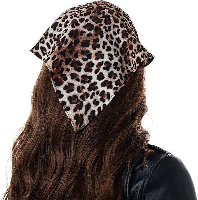 El Regalo Scarf Bandana Headbands for Girls & Women- Elastic Bandanas Triangle Hairband Boho Scarf Headband Headwear Hair Accessory (Option-3, One Size)