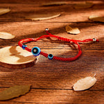 El Regalo Lucky Kabbalah Blue Turkish Evil Eye Charm Unisex Bracelet to Ward Off The Evil Eye (Style-1)