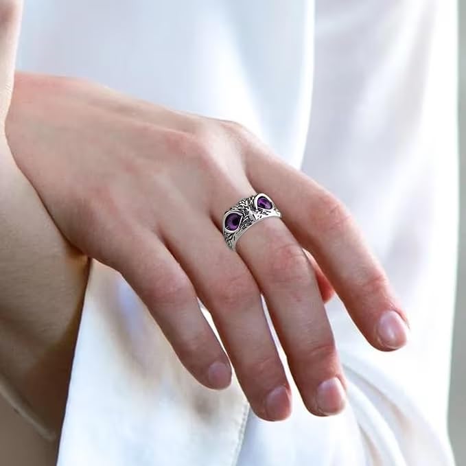 El Regalo Butterfly Stainless Steel Adjustable Ring for Girls & Women - Anti-Tarnish (Silver)