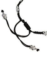 El Regalo Oxidized Turtle German Silver Thread Adjustable Beaded Bohemian Fashion Charm Anklets for Women & Girls | 1 Leg Anklets for Girls & Women (1 PC) (Turtle Black Beads Anklet)