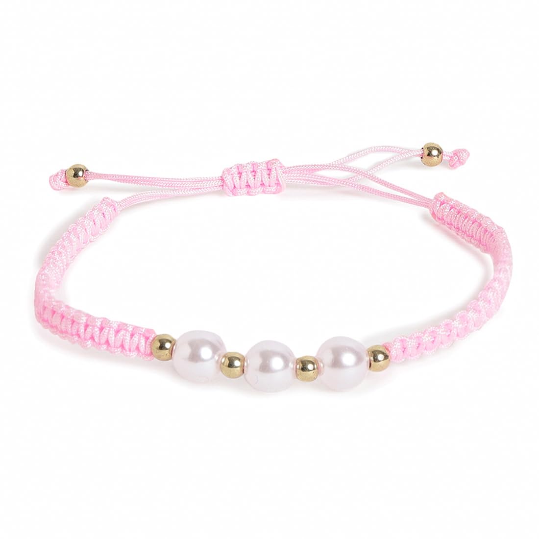 El Regalo 2PCs Pearls Rakhi Combo Set for Bhaiya-Bhabhi/Bhai- Bhatija/Bhatiji- Rakhi Gift Combo with 2 Pearls Rakhi, Roli-Chawal Shagun Pack, Message Card in Gift Box (Pink)