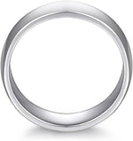 El Regalo Solid Stainless Steel 6mm Plain Classic Band Ring Comfort-Fit for Men Women- Anti Tarnish/Waterproof Plain Dome Stacking Simple Rings Bands Thumb Finger Ring (Silver, 21)