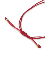 El Regalo 2PCs Unisex Evil Eye Adjustable Bracelet/Cum Anklet Set- Fancy Nazar Bracelet with CZ Crystal Butterfly & Hamsa Hand Charms (Can be worn as anklets by Girls & Women) (Red Butterfly)