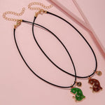 El Regalo Womens 2PCs BFF Best Friends Cats with Moon Stars Necklaces Set- Best Friends Necklace for 2 Color Change Due to Temperature BFF Jewelry Friendship Gifts