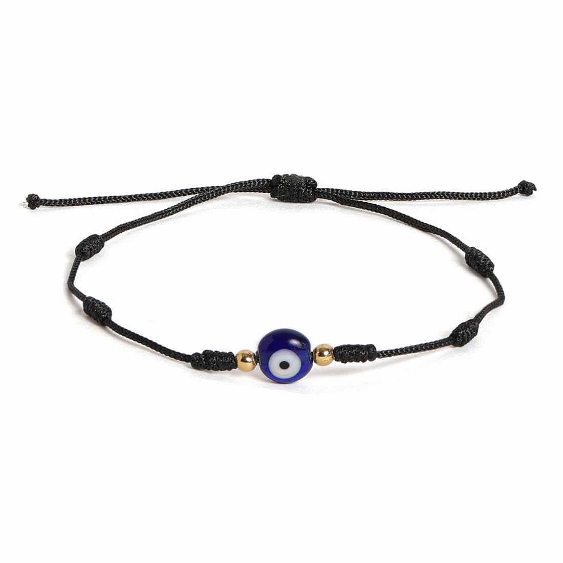 El Regalo 2PCs Evil Eye Rakhi Combo Set for Bhai-Bhabhi or Bhai-Bhatija/Bhatiji- 2 Evil Eye Rakhis with Roli Chanwal, Rakhi Card in Rakhi Gift Box (Option-1)