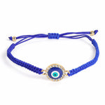 El Regalo 1PC Evil Eye Rakhi for Bhai/Bhabhi/Bhai/Bhatija/Bhatiji- Fancy Evil Eye Rakhi with Roli Chanwal, Rakhi Card in Rakhi Gift Box (Option-1)