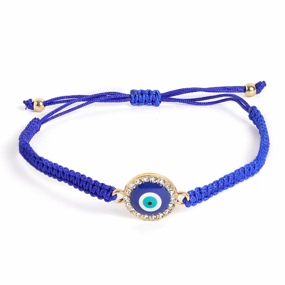 El Regalo 1PC Evil Eye Rakhi for Bhai/Bhabhi/Bhai/Bhatija/Bhatiji- Fancy Evil Eye Rakhi with Roli Chanwal, Rakhi Card in Rakhi Gift Box (Option-1)