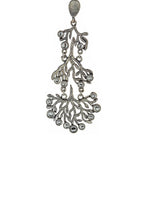 El Regalo Long "Tree of Life" Oxidized Silver Plated Stones Earrings - Ethnic Wedding Tassel Earring for Girls & Women