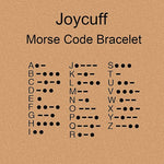 El Regalo Handmade Morse Code Unisex Bracelets- Inspirational Morse Code Adjustable Bracelets for Girls Boys Men Women (Actually I Can)
