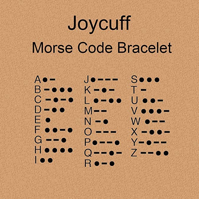 El Regalo Handmade Morse Code Unisex Bracelets- Inspirational Morse Code Adjustable Bracelets for Girls Boys Men Women (Actually I Can)