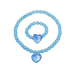 El Regalo Frozn El-sa Princess Necklace & Bracelet Set for Kids | Girls Frozn Jewelry Set