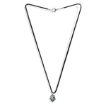 El Regalo 2PCs Evil Eye Hamsa Hand Pendant Necklaces Set for All- Kids, Girls, Boys, Men & Women- Lucky Pink & Blue Evil Eye Hamsa Hand for Best Firends/Couples
