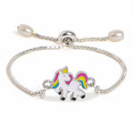 El Regalo 2 PCs Cute Kids Fancy Bracelet Rakhis Set - Beautiful 2 Kids Rakhis Combo with Roli Chawal, Rakhi Message Card in Rakhi Gift Box for Little Brother/Niece/Nephew (Unicorn & Star Rakhi)