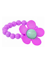 El Regalo Kids Girls Flower Necklace & Bracelet Jewelry Set- Girl Beaded Necklace Bracelet Colorful Kids Play Jewelry Princess Costume Jewelry (Purple)