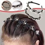El Regalo Sparkle Glitter Sequin Stretch Headband for Babies, Kids & Teens (Silver)