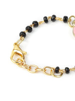 El Regalo Cute Evil Eye Nazaria Bracelet Rakhi for Babies/Kids with Roli Chawal, Rakhi Message card in Rakhi Gift Box- Baby Nazaria Rakhi (Pink Evil Eye Nazaria Rakhi)