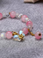 El Regalo Dreamy Gradient Colorful Beaded Bracelets with Cute Charms for Girls & Women (Style-6)
