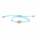 El Regalo 2PCs Cute Kids Bracelet Rakhi Combo Sets- Fancy Kids Rakhi for Brother/Sister with Roli Chwal, Rakhi Message Card in Rakhi Box for Babies/Toddlers/Kids (Rainbow Heart & Cloud Rakhi)