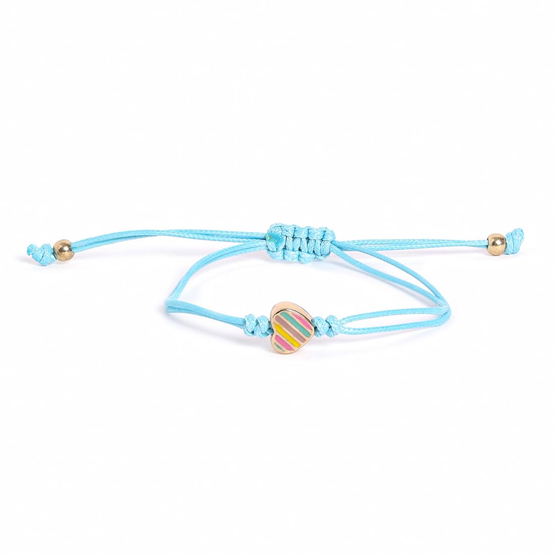 El Regalo 2PCs Cute Kids Bracelet Rakhi Combo Sets- Fancy Kids Rakhi for Brother/Sister with Roli Chwal, Rakhi Message Card in Rakhi Box for Babies/Toddlers/Kids (Rainbow Heart & Cloud Rakhi)