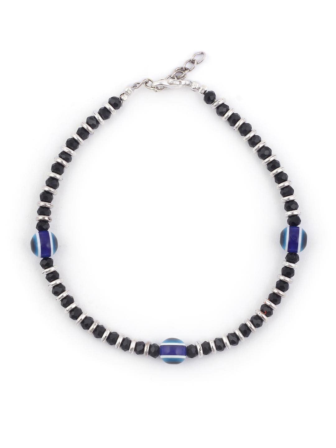 El Regalo Evil Eye Hamsa Black Beads Nazaria Bracelet - 1 PC Evil Eye Fashion Nazarbattu Bracelet for Women & Girls (Nazaria Bracelet 2)