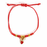 El Regalo 1PC Cute Kids Red Thread Bracelet Rakhi for Little Brother/Niece or Nephew- Kids Rakhi with Roli Chawal Shagun, Message Card in Rakhi Gift Box